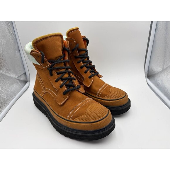 Diesel H-Shiroki DBBT Hybrid Boots Brown Nubuck Mens Sz 8.5 RARE Excellent Shape main image 6